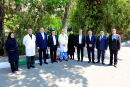 دیدار وزیر بهداشت قرقیزستان از مرکز قلب و عروق شهید رجایی